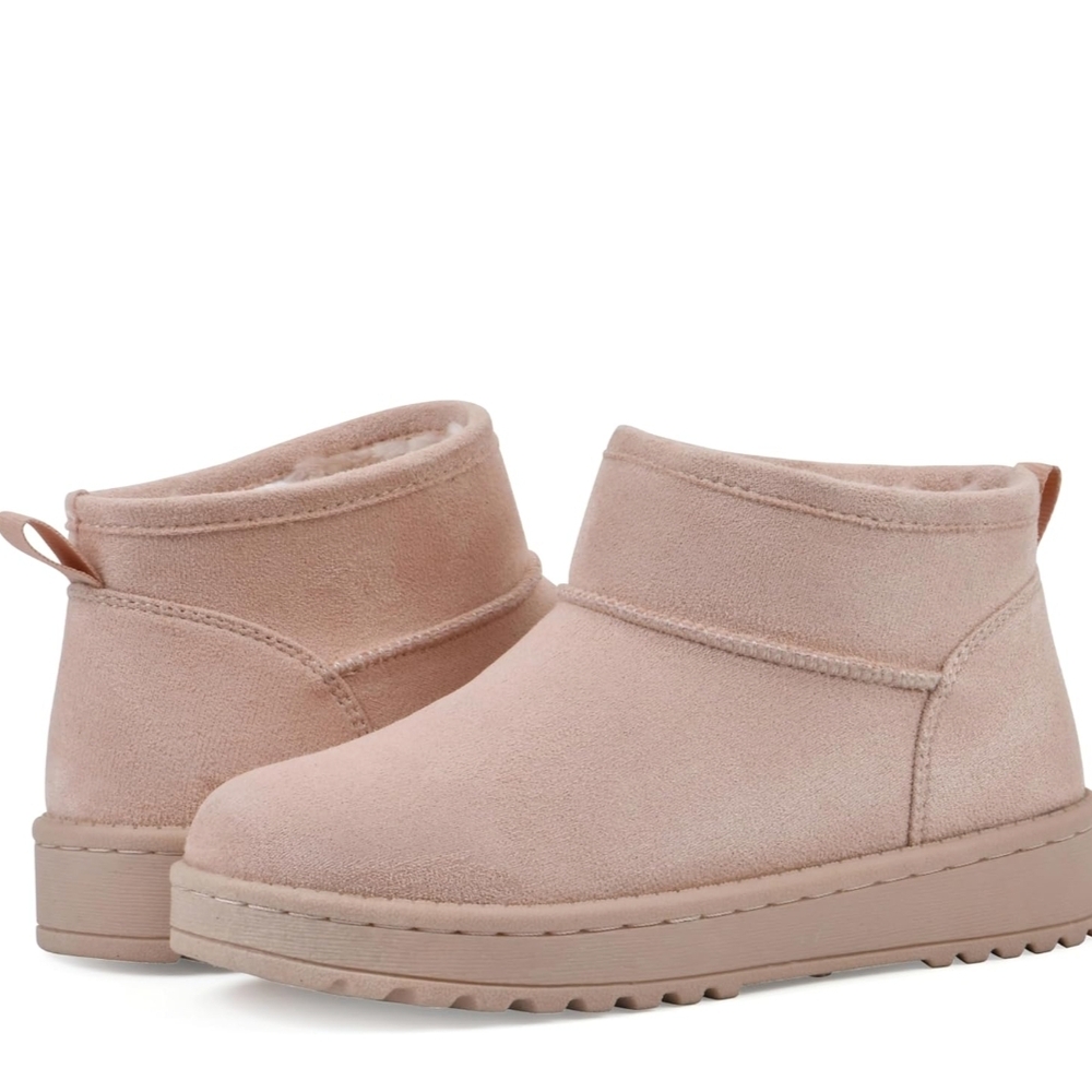White Mountain Kids Fur Lined Short Boots - Size 12